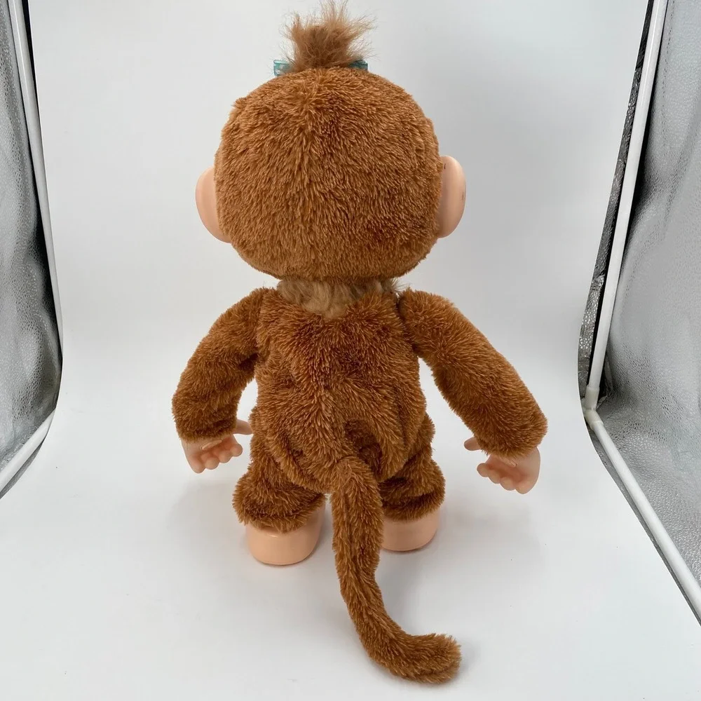 FurReal Peanut the Playful Monkey Interactive Plush Toy Hasbro 2024‎ Brown 15in